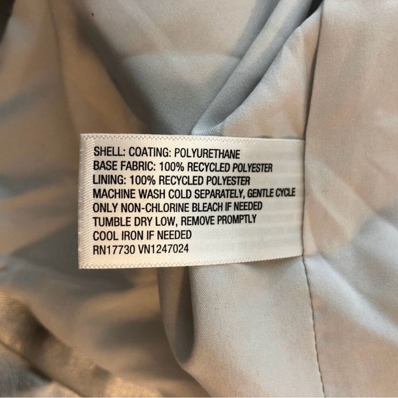 A New Day Silver Metallic Womens Blazer Jacket Faux Leather XL - Picture 6 of 7